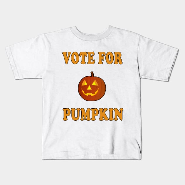 pumpkin vote 2020 Kids T-Shirt by Elegance14